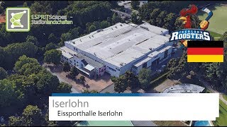 Eissporthalle Iserlohn  Iserlohn Roosters  Google Earth  2018 [upl. by Laram]