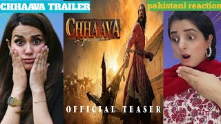 Pakistani Reaction on ChhaavaTeaser  Vicky Kaushal  Rashmika Mandanna  Akshaye Khanna [upl. by Marie]