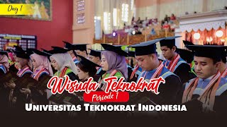 WISUDA UNIVERSITAS TEKNOKRAT INDONESIA Day 1  Kampusnya Sang Juara [upl. by Cartwell]