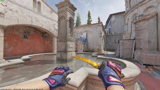 CS2 Flip knife tiger tooth Specialist gloves fade BS [upl. by Yule]