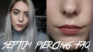 Septum Piercing FAQ  Pros amp Cons [upl. by Siravrat]