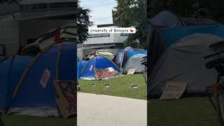 Unibo Divest Now 🍉🫡 viral italy bologna protest palestine university [upl. by Materse]