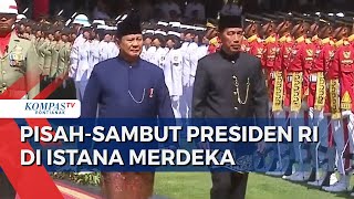 FULL Upacara PisahSambut Presiden RI dari Jokowi ke Prabowo di Istana Merdeka [upl. by Etiuqram]