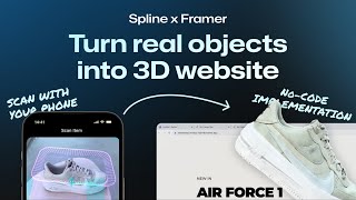 Spline x Framer 3D Websites with real objects using Gaussian Splatting  Nocode Tutorial [upl. by Brady]