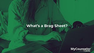 Workshop Whats a Brag Sheet [upl. by Nibbs]