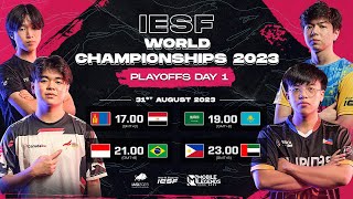 🔴 LIVE  Playoffs Day 1  IESF World Championship 2023 ENG [upl. by Wentworth]