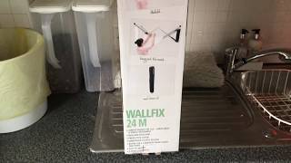 Brabantia Wallfix 24m Washing Line [upl. by Eidnam284]