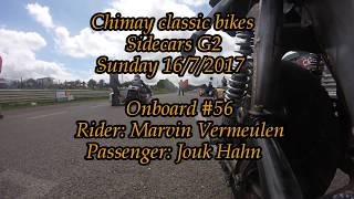 Chimay classic bikes 1672017 sidecars G2 onboard 56 [upl. by Atsyrt424]