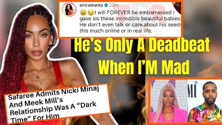 BITTER Erica Mena BLAST Safaree Samuels Says He’s A Deadbeat LHH [upl. by Helms]