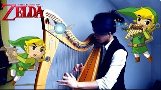 The Legend of Zelda Medley  Celtic harp [upl. by Zoi480]