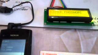 DIGITAL CODE LOCK SECURITY USING MSP430 LANCHPAD amp DTMF [upl. by Einahpad]