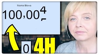 ♥ Mama Blowa Wbija 100 tysięcy w 4H GZZZ Na Żywo ♥ [upl. by Lowndes]