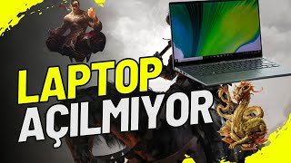 Laptop açılıyor ama ekran gelmiyor siyah ekran sorunu Notebook siyah ekran Laptop şoklama [upl. by Lucio419]