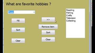 VBnet How to get the selected items in the combobox and show them in a listbox [upl. by Aerbma]