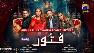 Fitoor  Episode 43 Subtitle Eng   13th August 2021 HAR PAL GEO  Hum Dramas Digital Review [upl. by Nolava]