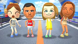 Wii Party U Highway Roller  Baby Daisy Vs Bo Jia Vs Polly Vs Araceli Hardest Difficulty [upl. by Enahsal]