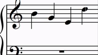 How to read music Basic note naming on the Treble clef and the Bass clef [upl. by Eiznek681]