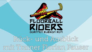 Saisonvorschau 202021 Floorball Riders DürntenBubikonRüti [upl. by Maccarthy535]