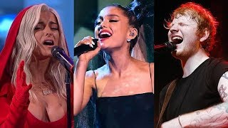 Times Famous Singers Hit Their Highest Notes Ever Lowest To Highest [upl. by Blanding]