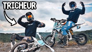 DUEL MOTO  MON FRÈRE EST UN TRICHEUR [upl. by Liban]