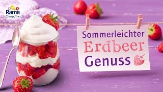 Dessert im Glas – Sommerleichter Erdbeergenuss [upl. by Elocel]