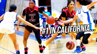 Jayda Curry amp Londynn Jones BEST GIRLS BACKCOURT 1 La Jolla Country Day VS 3 CEN10 [upl. by Ellimaj]