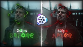 How to Upscale 1080p to 4K And 24fps to 60fps with AI Enhancer [upl. by Sibyl]