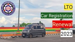 LTO Car Registration Renewal 2023  Suzuki Mini Van  3 minutes explanation [upl. by Bradway409]