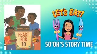 Feast for 10  Fun family book READ ALOUD for children Lets Count Together [upl. by Bethesde237]