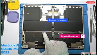 Macbook air  M22022  a2681 Display replacement  displaychange [upl. by Dammahom809]