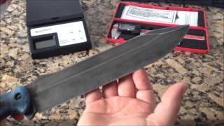 KaBar Becker BK9 Combat Bowie Fixed Blade Knife [upl. by Couq]