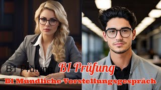 B1 Prüfung Mündliche Vorstellungsgespräch [upl. by Emaj]