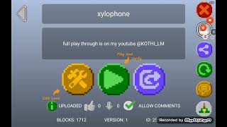 quotxylophonequot COMPLETION  Level Maker Level Showcase [upl. by Rebmak]