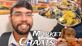 We went to a market to have chaats 🤤  VAGS Vlogs [upl. by Hubert]