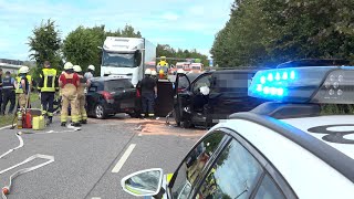 Tödlicher Unfall auf B256 bei Mendig [upl. by Nosdivad202]