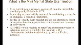 Mini Mental Status Test MMST Durchführung [upl. by Ahsiek]