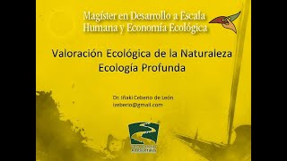 Clase 1 Ecología profunda [upl. by Annasor]