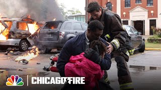 A Car Bomb Explodes at a Church  NBCs Chicago Fire [upl. by Eneleahcim291]