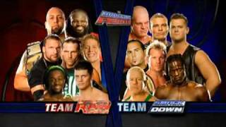 WWE Bragging Rights 2009 Team Raw vs Team SmackDown [upl. by Treblah]