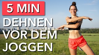 5 MIN DEHNEN VOR DEM JOGGEN [upl. by Charlton10]