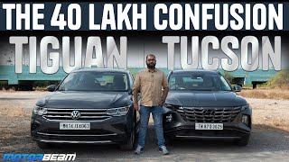 Volkswagen Tiguan vs Hyundai Tucson  Fun vs Comfort  MotorBeam [upl. by Coretta]