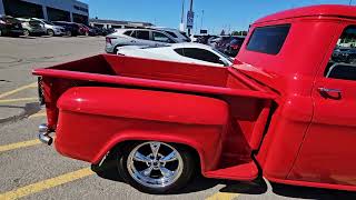 DAVE  1955 GMC SPORTSIDE REGULAR CAB RESTO MOD WITH A 399 [upl. by Nylirem]