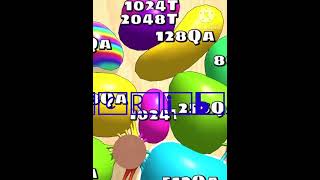 Blob Merge 3D Gameplay Part 1 by Voodoo 501  Reaching to 1024Qn YouTube Shorts [upl. by Sigler]