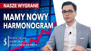 Mamy NOWY HARMONOGRAM w 80 DNI czyli co się dzieje po prawomocnej WYGRANEJ odfrankowienie kredytu [upl. by Nesnar]