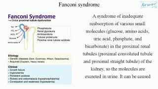 Fanconi syndrome [upl. by Bruning]