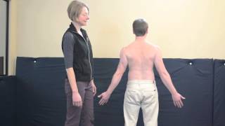 PT Exercise  Shoulder Blade Squeeze [upl. by Anierdna]