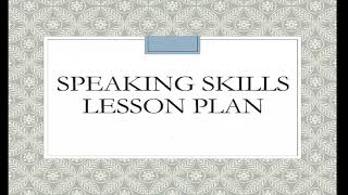 Lesson plan for Teaching Speaking Skills Asking and giving Directions [upl. by Pollak]