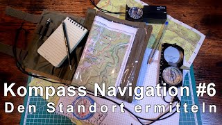 Standort mit dem Kompass ermitteln  Peilung 2  Kompass Navigation 6 BushcraftBasiswissen [upl. by Atteynek]