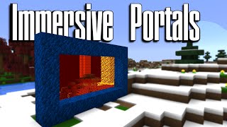 Immersive Portals Mod for Minecraft Forge 2020 [upl. by Yoko]