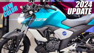 2024 Yamaha FZ FI New Colour MATTE CYAN On Road Price Mileage Features [upl. by Davena]